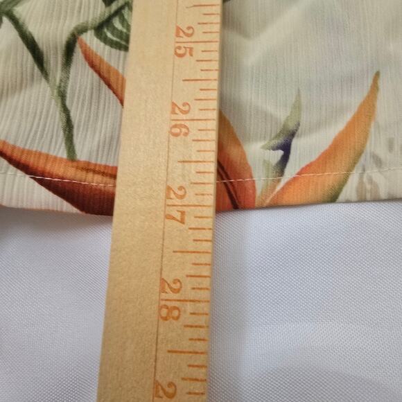 Alfred Dunner Bird Of Paridise Grannycore Tropical Hawaiian  Retro Button Top 12 - Picture 6 of 15